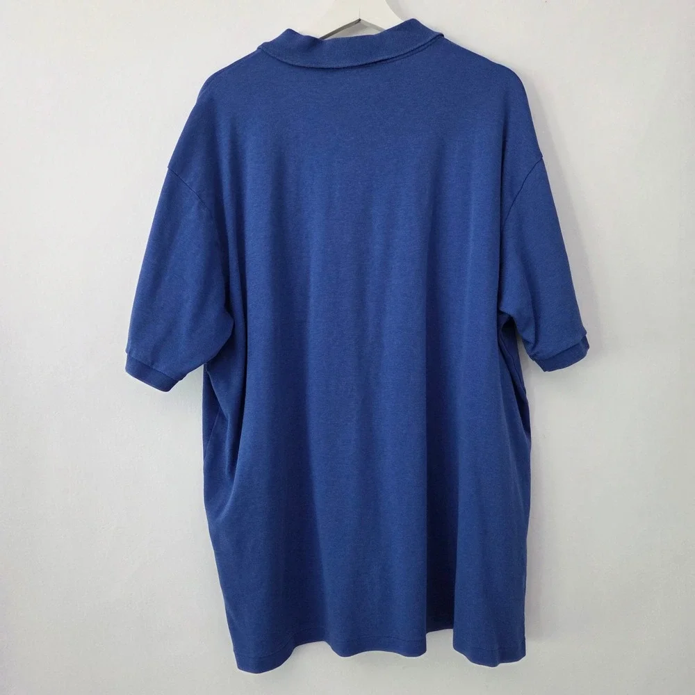 Polo Ralph Lauren Polo Shirt Blue Short Sleeve Cotton Mens 2XLT